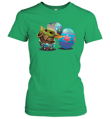 Easter Eggs Baby Yoda Women's T-Shirt - nikotee