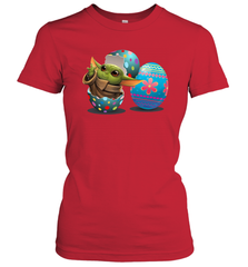 Easter Eggs Baby Yoda Women's T-Shirt - nikotee