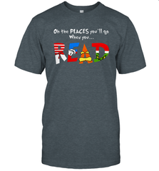 Oh the places you'll go when you read Dr Seuss Grinch Men's T-Shirt - nikotee