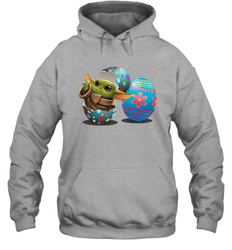 Easter Eggs Baby Yoda Hoodie - nikotee