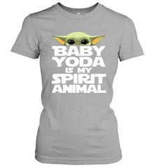 Baby Yoda Is My Spirit Animal Women's T-Shirt - nikotee