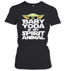 Baby Yoda Is My Spirit Animal Women's T-Shirt - nikotee