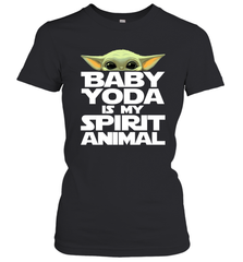 Baby Yoda Is My Spirit Animal Women's T-Shirt - nikotee
