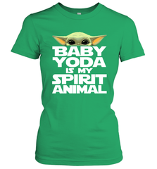 Baby Yoda Is My Spirit Animal Women's T-Shirt - nikotee