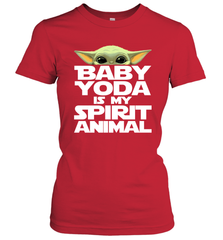 Baby Yoda Is My Spirit Animal Women's T-Shirt - nikotee