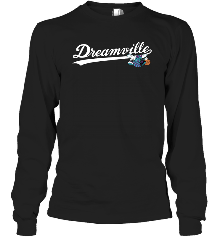 Dreamville Records Charlotte Hornets Long Sleeve T-Shirt - nikotee