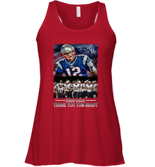 New England Patriots 12 2000 2020 Thank You Tom Brady Racerback Tank - nikotee
