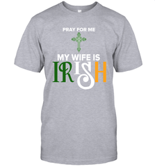 Pray for me my wife is Irish Men's T-Shirt - nikotee