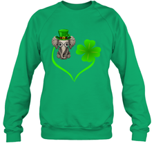 Elephant irish heart st patrick's day Sweatshirt - nikotee