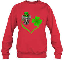 Elephant irish heart st patrick's day Sweatshirt - nikotee