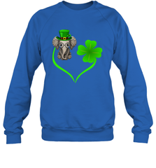 Elephant irish heart st patrick's day Sweatshirt - nikotee