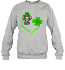 Elephant irish heart st patrick's day Sweatshirt - nikotee
