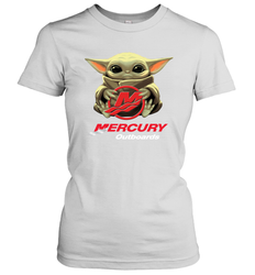Baby Yoda Hug Mercury Outboards Women's T-Shirt - nikotee