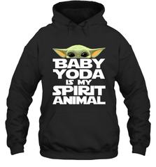 Baby Yoda Is My Spirit Animal Hoodie - nikotee