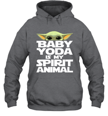 Baby Yoda Is My Spirit Animal Hoodie - nikotee