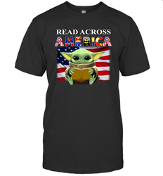 Baby Yoda Read Across America Men's T-Shirt - nikotee
