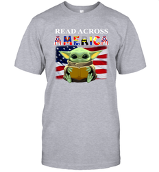 Baby Yoda Read Across America Men's T-Shirt - nikotee