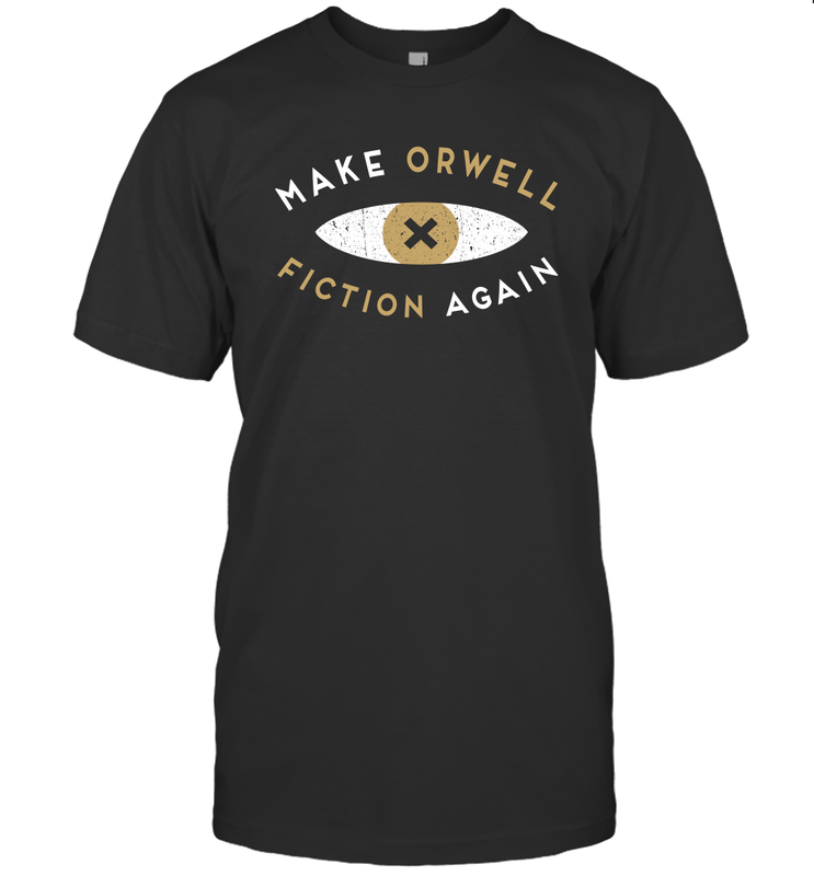 Make Orwell Fiction Again Recon Eye Men's T-Shirt - nikotee