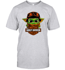 Star Wars Baby Yoda Motor Harley Davidson Cycles Men's T-Shirt - nikotee