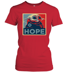 Baby Yoda Hope Vintage Women's T-Shirt - nikotee
