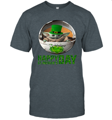 Baby Yoda Happy St Patrick's Day Men's T-Shirt - nikotee