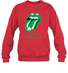 Happy St. Patrick's day Rolling Stones Sweatshirt - nikotee