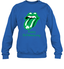 Happy St. Patrick's day Rolling Stones Sweatshirt - nikotee