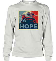 Baby Yoda Hope Vintage Long Sleeve T-Shirt - nikotee