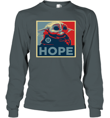Baby Yoda Hope Vintage Long Sleeve T-Shirt - nikotee