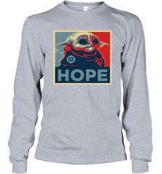Baby Yoda Hope Vintage Long Sleeve T-Shirt - nikotee