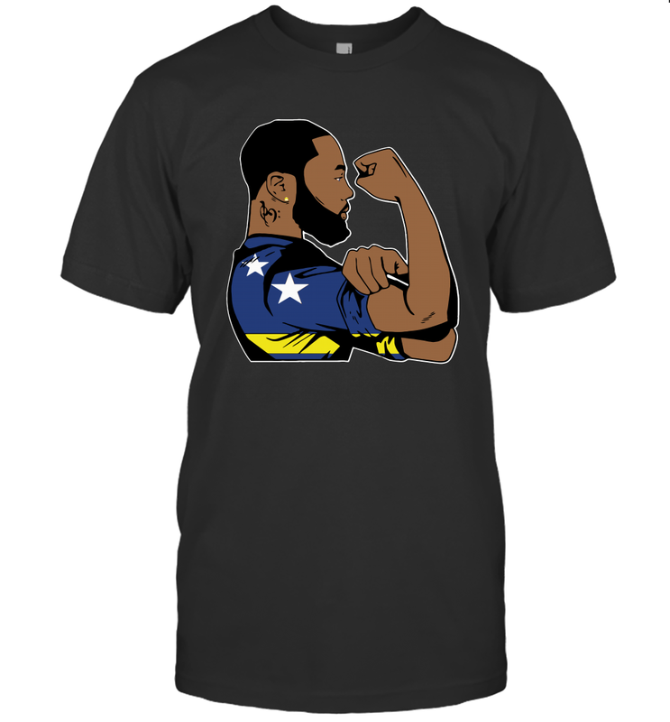 Strong Man Power King Flexing We Can Do It Men's T-Shirt - nikotee