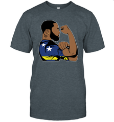 Strong Man Power King Flexing We Can Do It Men's T-Shirt - nikotee