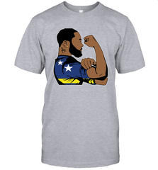 Strong Man Power King Flexing We Can Do It Men's T-Shirt - nikotee