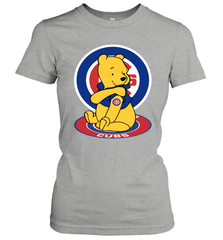 Pooh tattoos Chicago Cubs Women's T-Shirt - nikotee