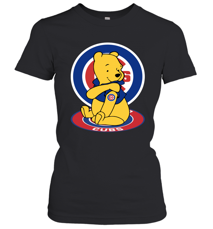 Pooh tattoos Chicago Cubs Women's T-Shirt - nikotee