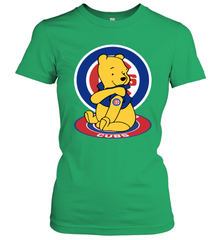 Pooh tattoos Chicago Cubs Women's T-Shirt - nikotee