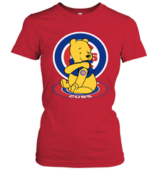 Pooh tattoos Chicago Cubs Women's T-Shirt - nikotee