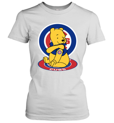 Pooh tattoos Chicago Cubs Women's T-Shirt - nikotee