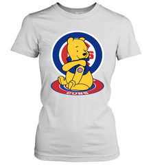 Pooh tattoos Chicago Cubs Women's T-Shirt - nikotee