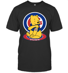 Pooh tattoos Chicago Cubs Men's T-Shirt - nikotee