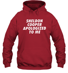 Sheldon cooper apologized to me Hoodie - nikotee