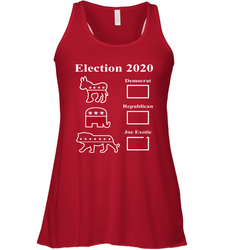 Joe Exotic Campaign Exotic Election 2020 Racerback Tank - nikotee