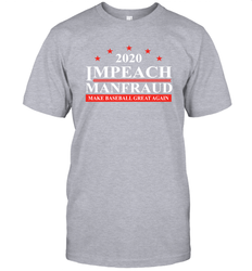 IMPEACH MANFRAUD MAKE BASEBALL GREAT AGAIN Men's T-Shirt - nikotee