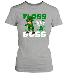 St Patrick's day Leprechaun floss like a boss Women's T-Shirt - nikotee