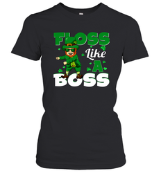 St Patrick's day Leprechaun floss like a boss Women's T-Shirt - nikotee