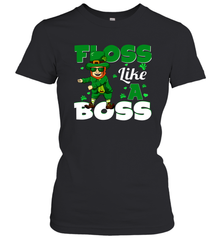 St Patrick's day Leprechaun floss like a boss Women's T-Shirt - nikotee