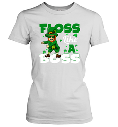 St Patrick's day Leprechaun floss like a boss Women's T-Shirt - nikotee