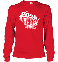 2020 Simulated National Champs Long Sleeve T-Shirt - nikotee