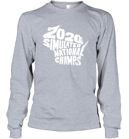 2020 Simulated National Champs Long Sleeve T-Shirt - nikotee